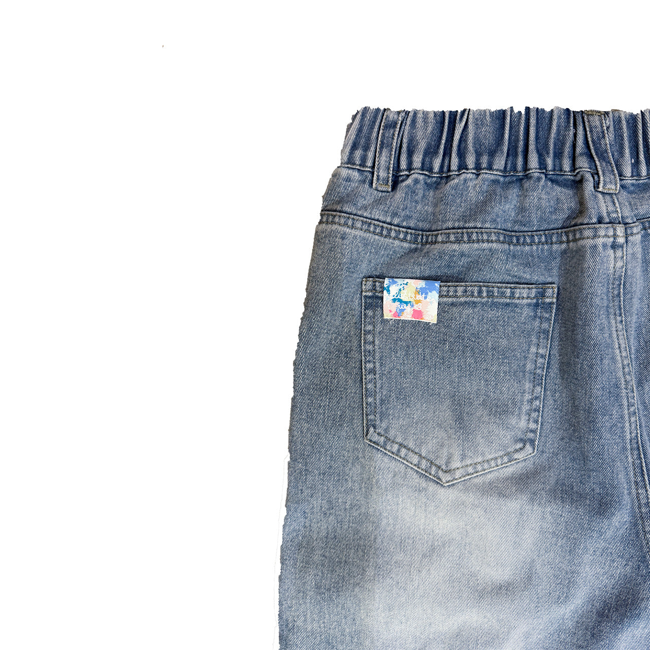ILLUSTRATE YOUR HEART - ADULT RIBBON DENIM PANTS (PRE-ORDER ITEM)