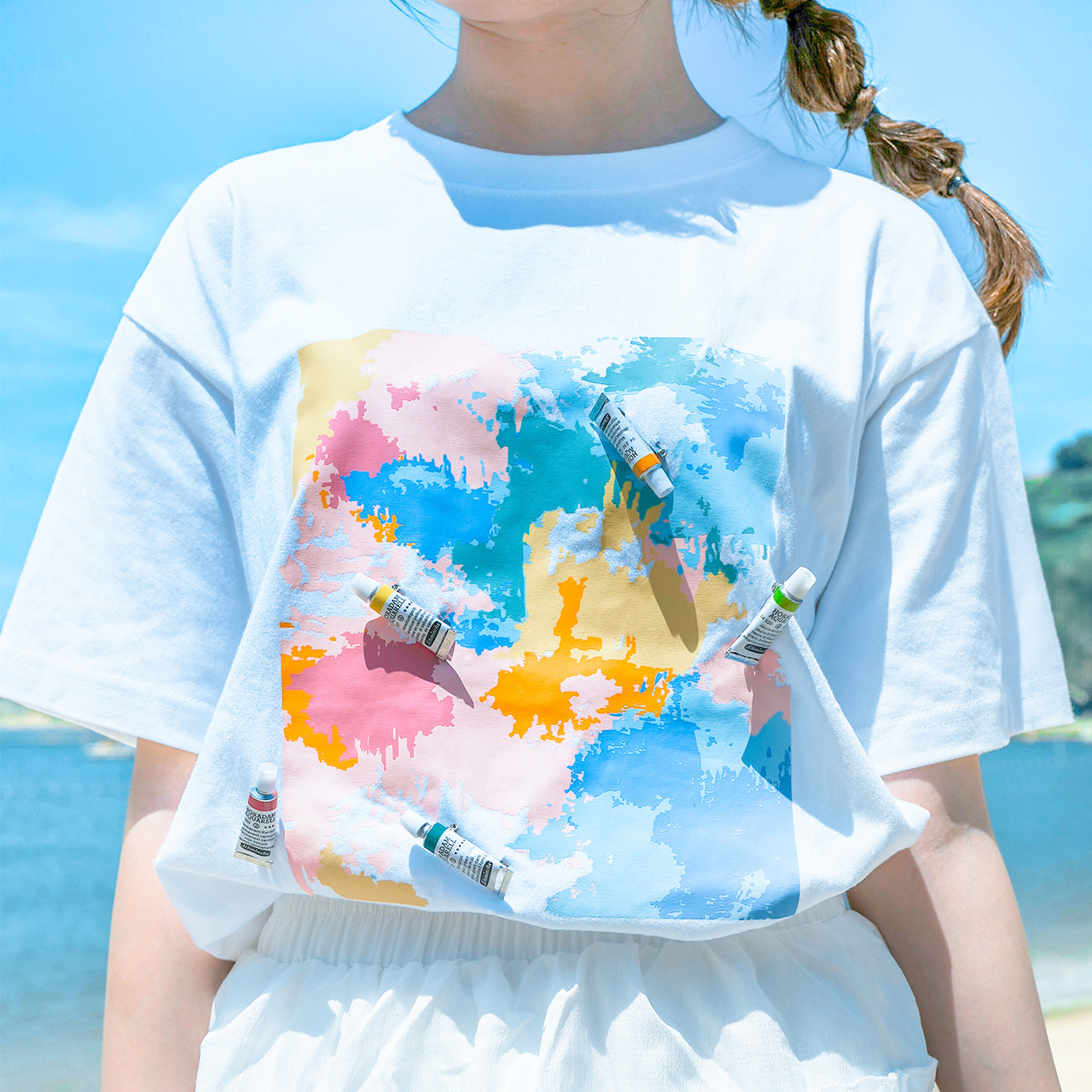 ILLUSTRATE YOUR HEART - TEE W/ PRINT GRAPHIC