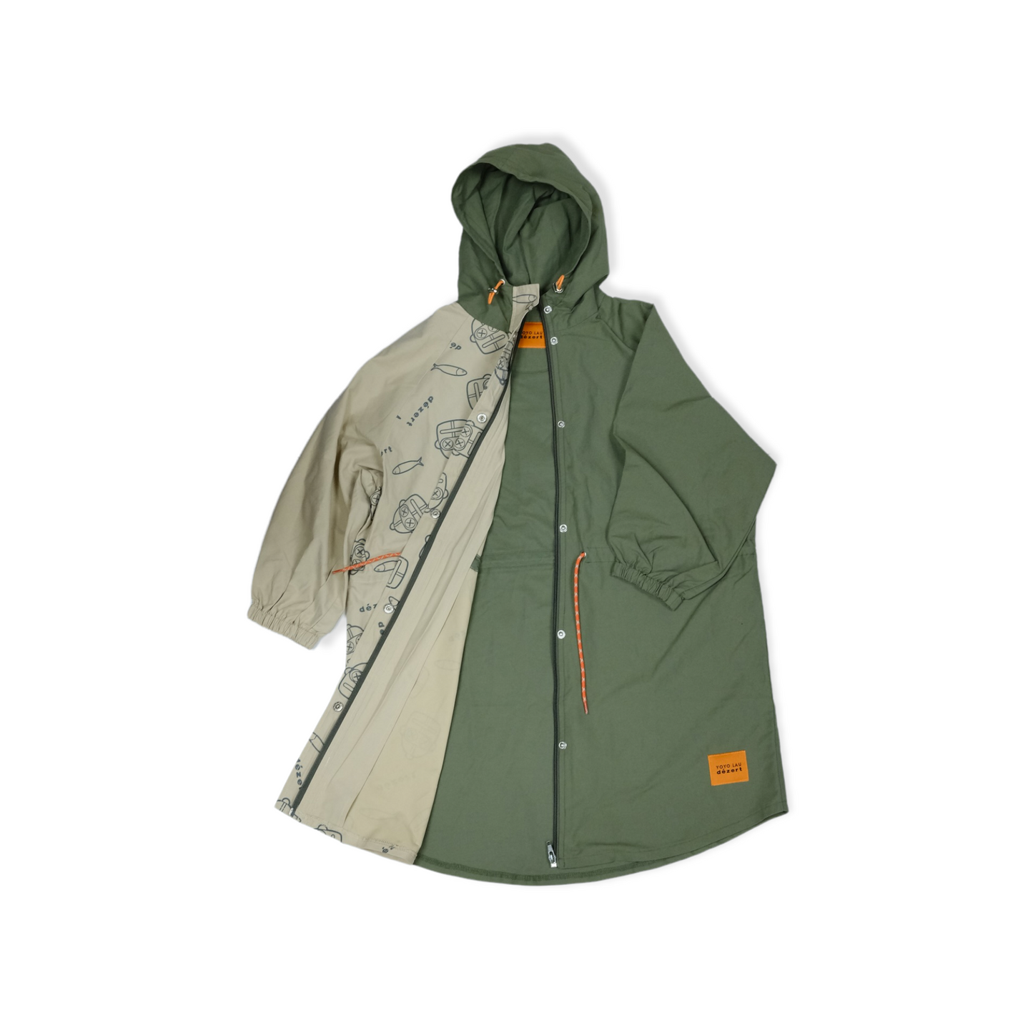 THE JOY OF FISH - #3019K HOODED COAT (KIDS)