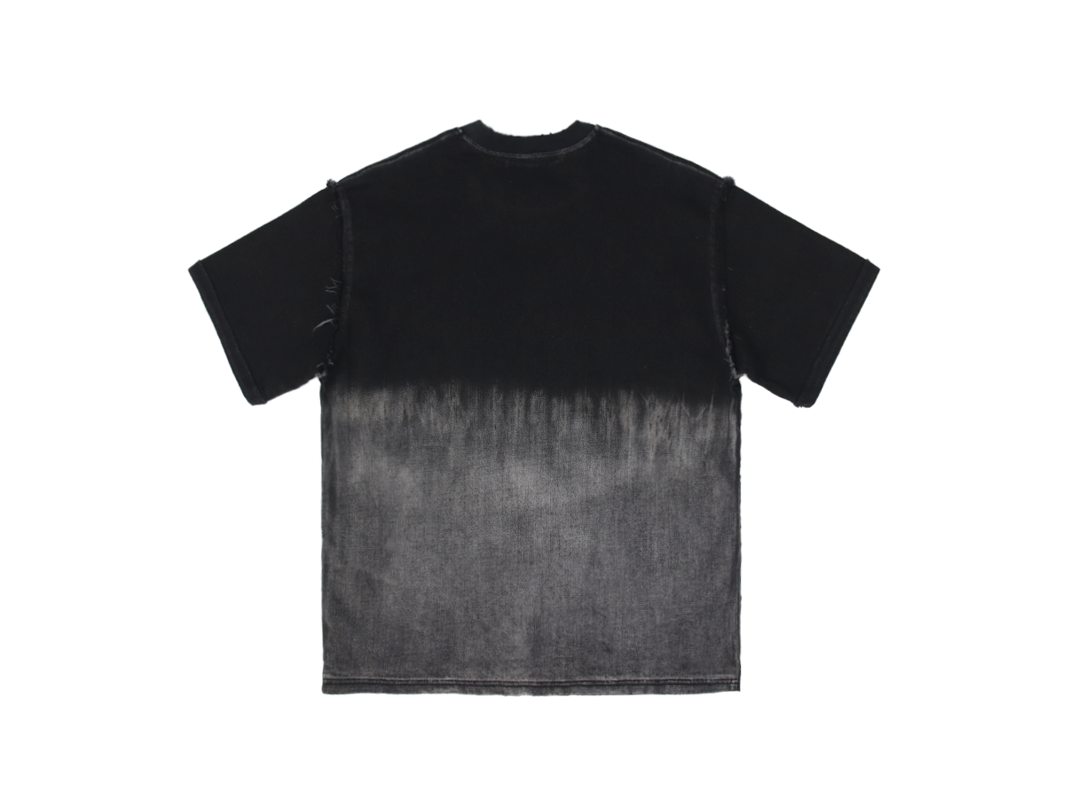 Yonder - Black and Gray Ombre Washed T-Shirt