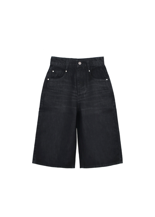 Yonder - Black Laser Wing Capri (Kids)