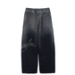 Yonder - Black and Gray Rhinestone Denim Pants