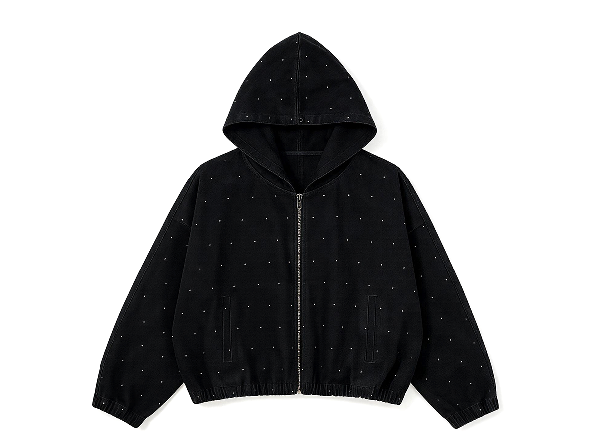 Yonder - Black Rhinestone Jacket