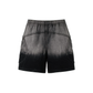 Yonder - Black and Gray Ombre Washed Shorts