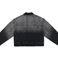 Yonder - Black and Gray Ombre Washed  Denim Jacket