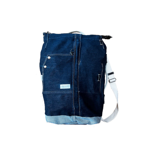 DEBRICS - DENIM 2-WAY BACKPACK