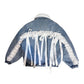 ILLUSTRATE YOUR HEART - ZIP UP JACKET W/ DETACHABLE FAUX FUR COLLAR (PRE-ORDER ITEM)