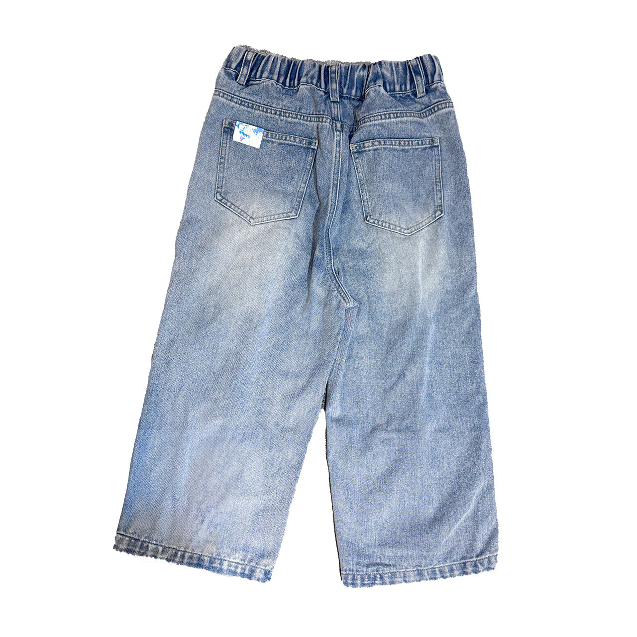 ILLUSTRATE YOUR HEART - KIDS RIBBON DENIM PANTS (PRE-ORDER ITEM)
