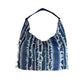 ILLUSTRATE YOUR HEART - RIBBON DENIM SANTIN REVERSIBLE BAG